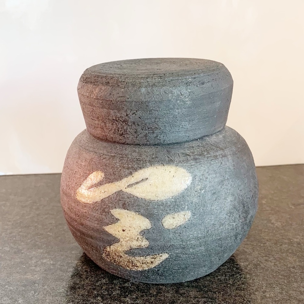 Unique handmade studio pottery Japandi style set